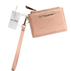 Aldo Pink Wristlet Card Holder